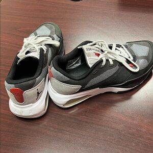 Nike Air Jordan 200E Black Smoke Grey Red Fire DC9836-060 Mens Size 7